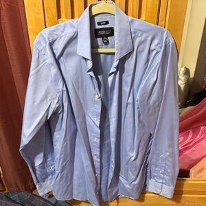 Kenneth Cole Men's Pale Blue Dress Shirt